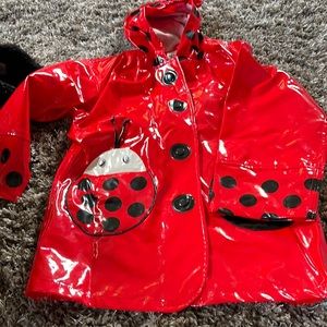 Lady bug raincoat